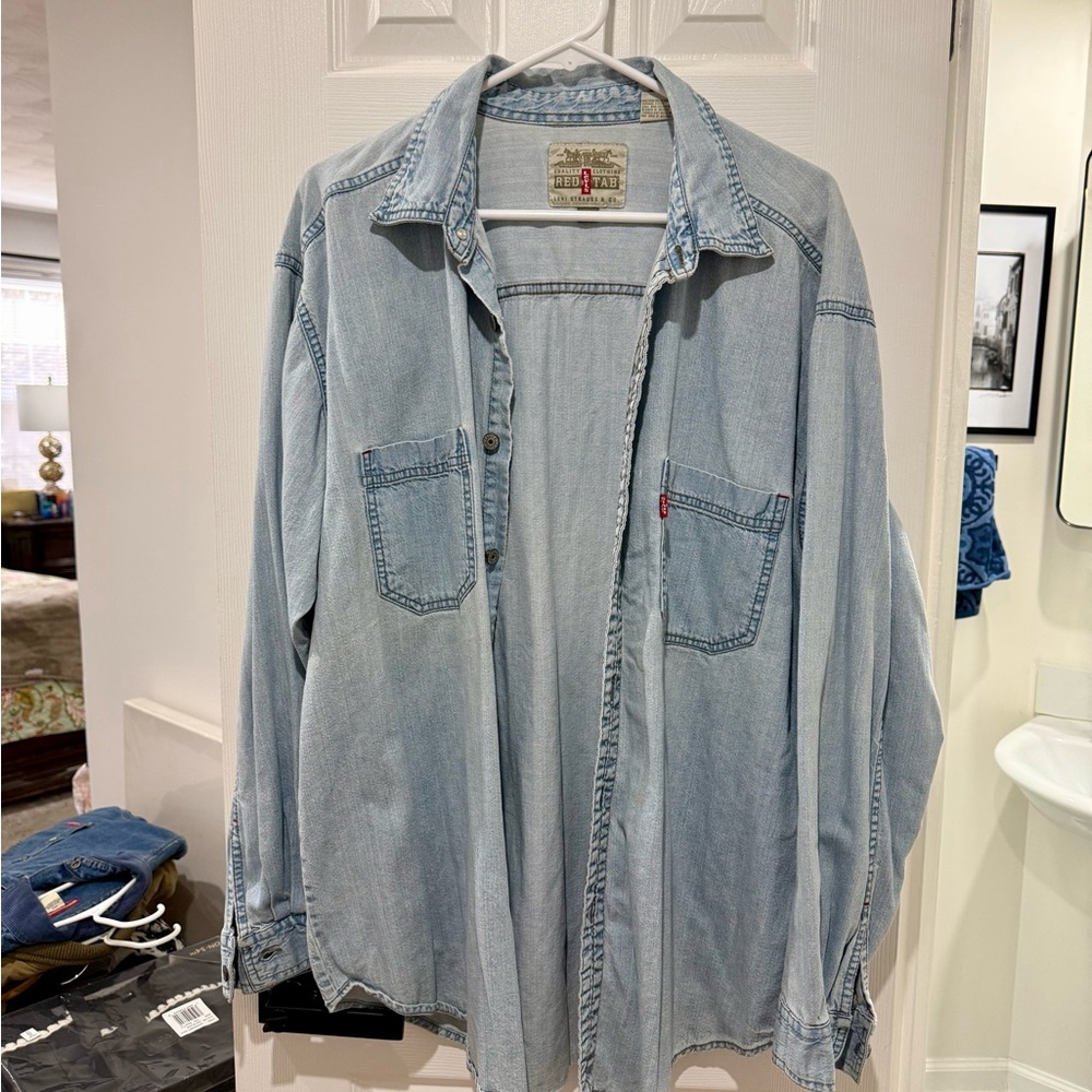 Levi's Classic Light Blue Denim Shirt